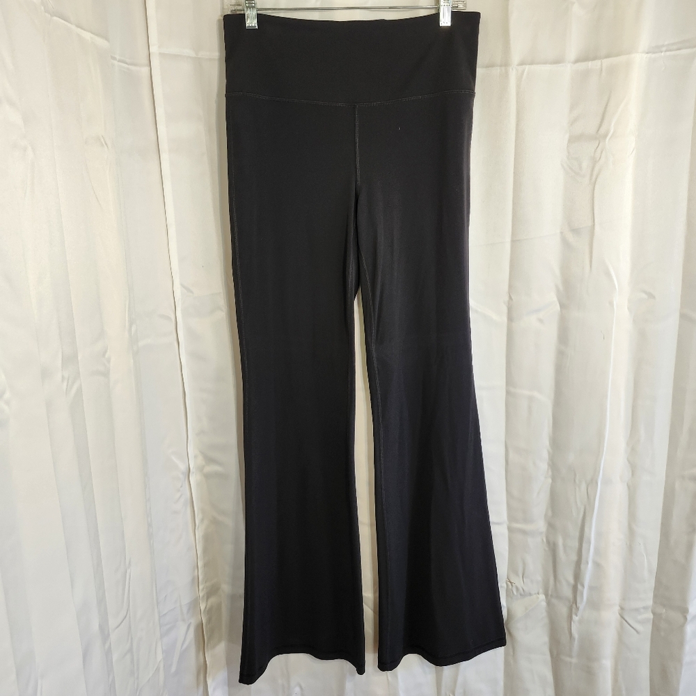 Athleta Size Large Women's Black Flared Pants - Picture 2 of 8